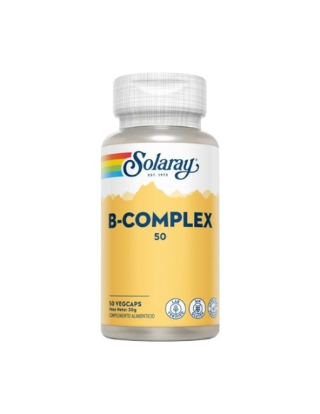 B-Complex 50 50 cápsulas vegetales Solaray