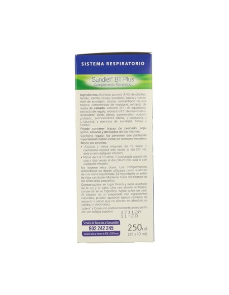 Sundiet Bt Plus 250 ml Dietisa