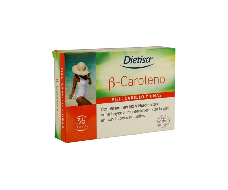 Beta Caroteno 36 cápsulas Dietisa