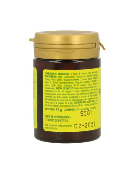 Acerola Plus con Mirtilo 40 comprimidos Integralia