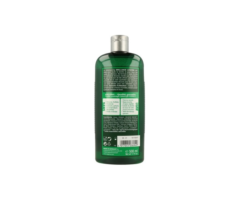 Champú Brillo de Ortiga 500 ml Logona