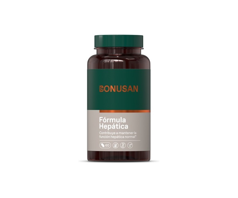 Fórmula hepática 60 cápsulas Bonusan