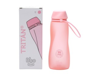 Botella Bbo tritán rosa 550 ml