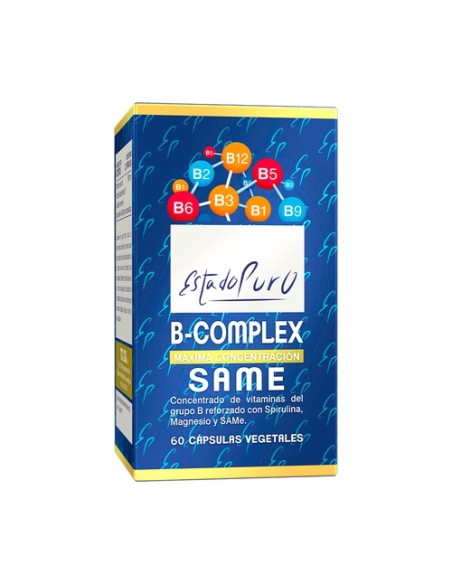 B-complex same 60 cápsulas vegetales de 772mg Estado Puro