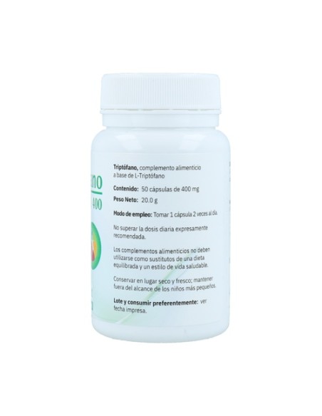 Triptófano 400 50 cápsulas de 400mg Espadiet