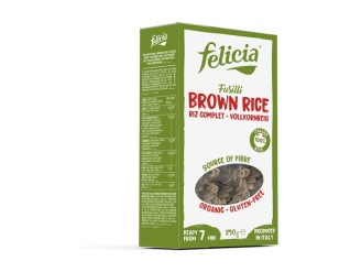 Fusilli de arroz integral sin gluten Bio