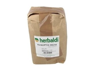 Hierba eucalipto hoja triturada