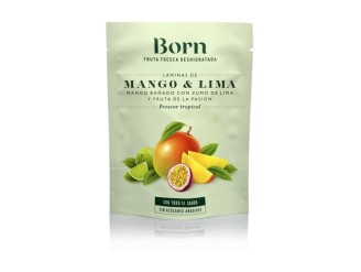 Láminas de mango con lima