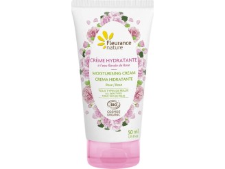 Crema hidratante con rosa