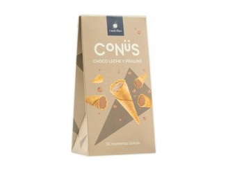 Cono de chocolate leche praliné
