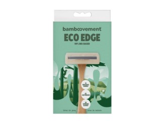 Maquinilla de afeitar bambú EcoEdge recargable