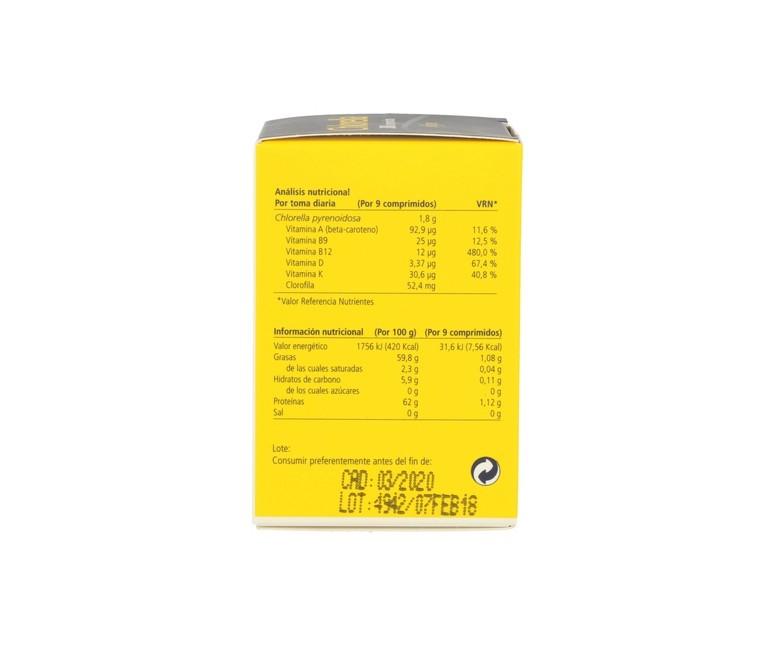 Chlorella 300 comprimidos de 200mg Vitae